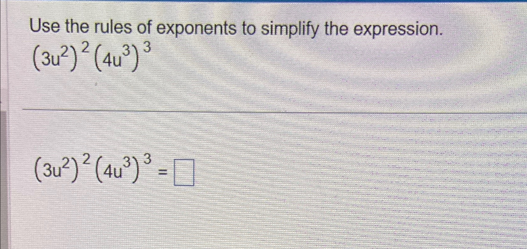 solved-use-the-rules-of-exponents-to-simplify-the-chegg