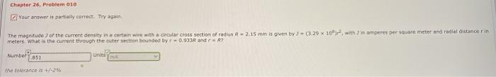 Solved Chapter 26, Problem 010 Your answer is partially | Chegg.com