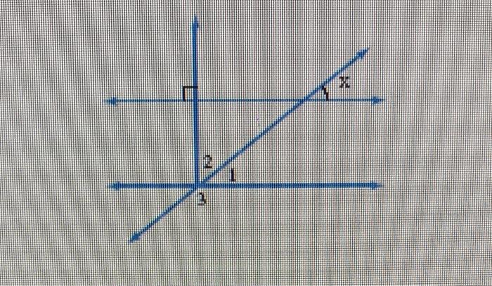 Solved The figure to the right shows two parallel lines | Chegg.com
