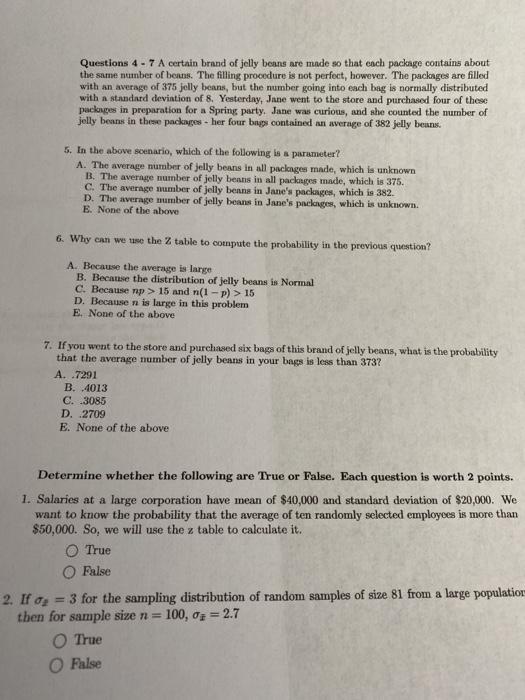 Solved Question 3 - Descriptive Statistics and Normal