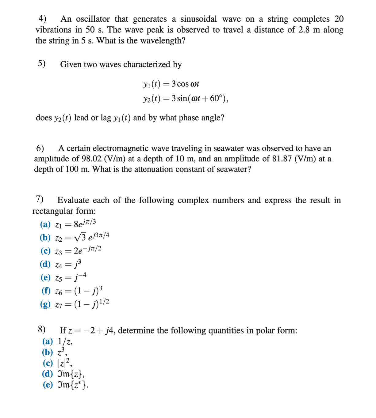 Solved An oscillator that generates a sinusoidal wave on a | Chegg.com