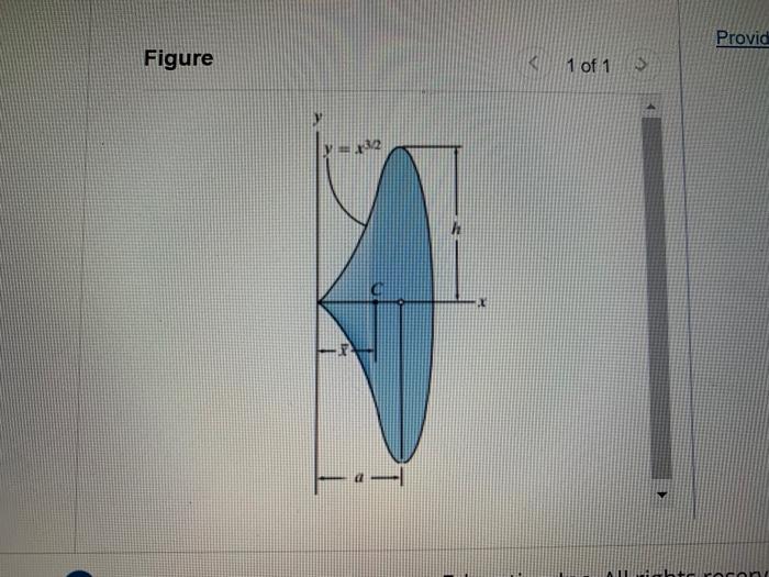 Solved Consider the solid shown in Part A a=16in, h=64in. | Chegg.com