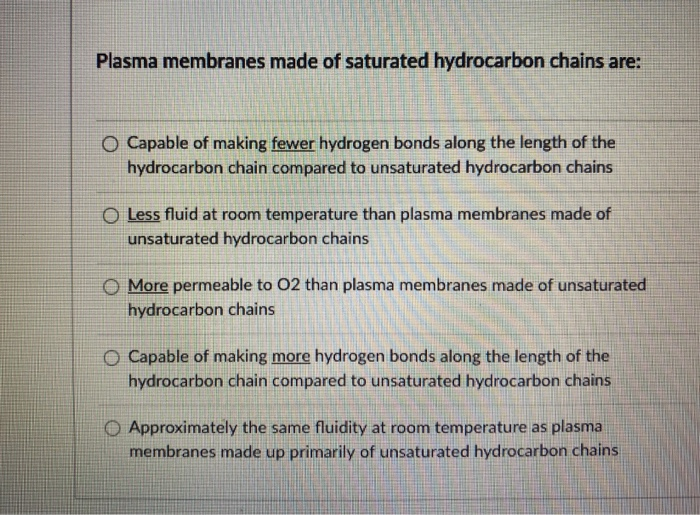 unsaturated hydrocarbon chain