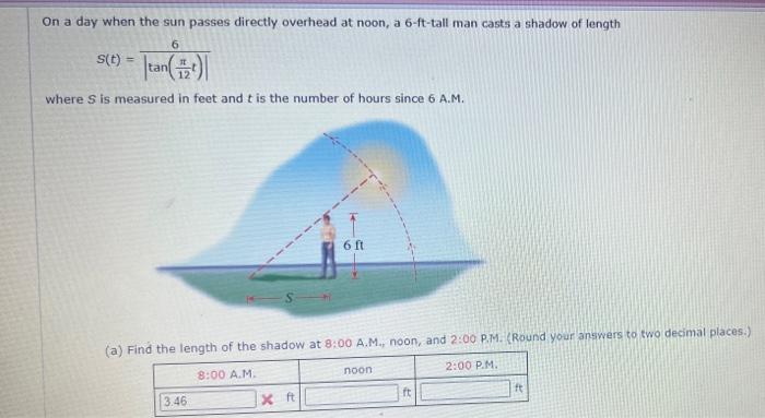 solved-on-a-day-when-the-sun-passes-directly-overhead-at-chegg