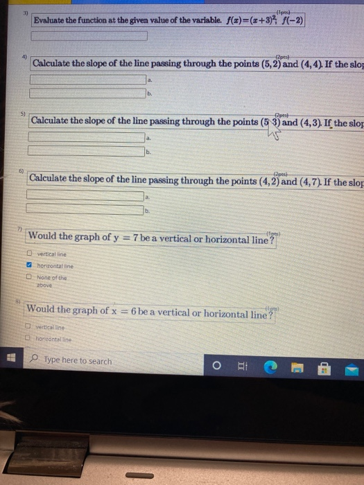 Solved Evaluate the function at the given value of the | Chegg.com