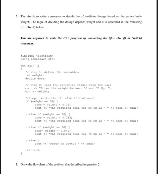 Solved 1. Write a program that calculates and displays a | Chegg.com