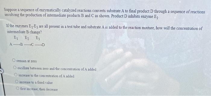 Solved The class of enzyme that catalyzes the conversion of | Chegg.com