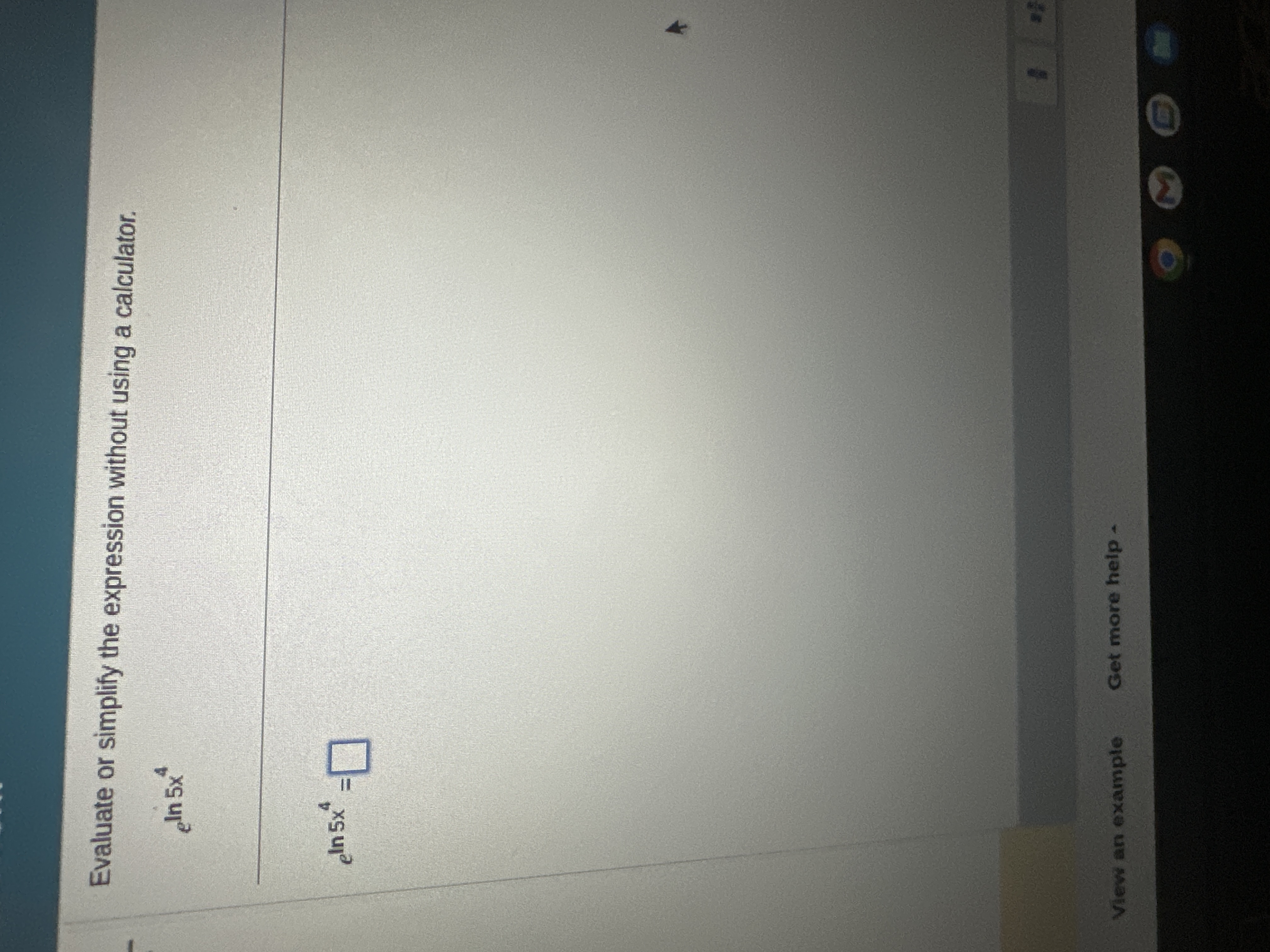 Solved Evaluate or simplify the expression without using a | Chegg.com
