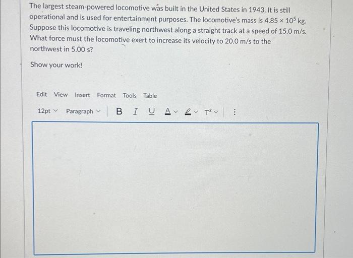 Solved Which of the following has the greatest momentum? a