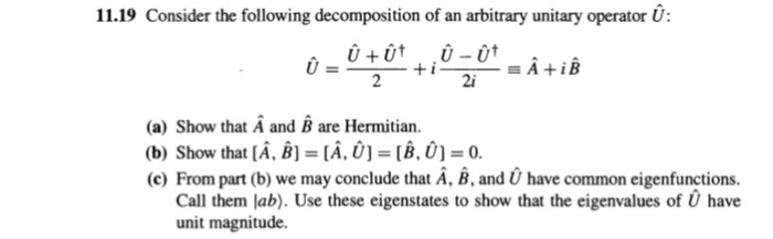 Solved 11 19 Consider The Following Decomposition Of An A Chegg Com