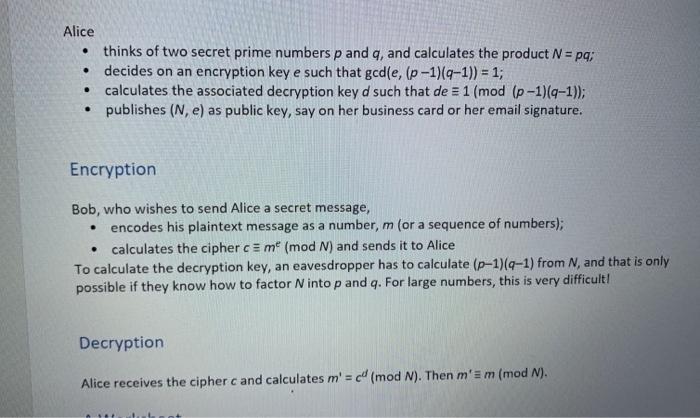 prime numbers and encryption codes