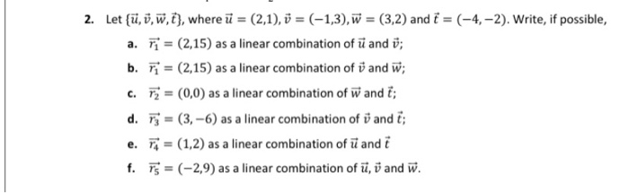 Solved 2 Let U V W 1 Where U 2 1 V 1 3 Chegg Com