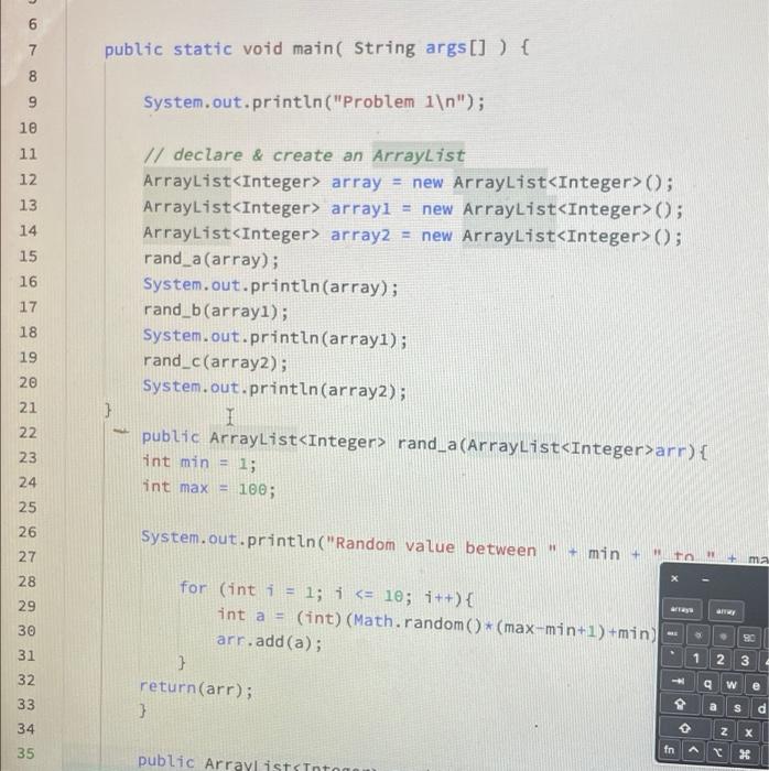 Solved Code is in java:fix this error for code to work. add | Chegg.com