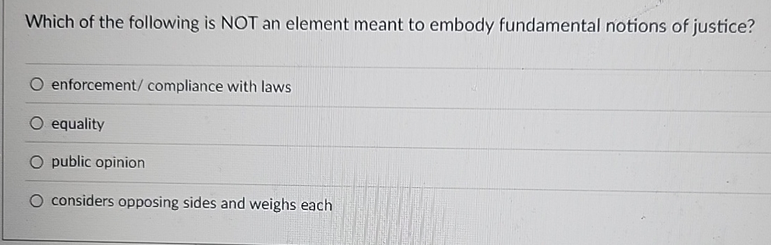 Solved Which of the following is NOT an element meant to | Chegg.com