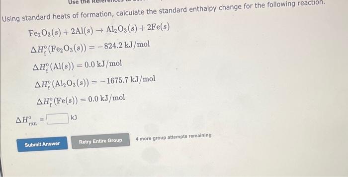 Solved Using Standard Heats Of Formation, Calculate The | Chegg.com