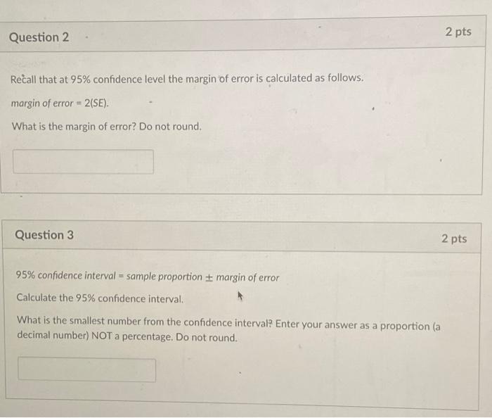 Solved Question 1 2 pts First we need to find the standard | Chegg.com