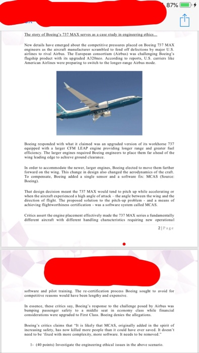 boeing 737 case study answers