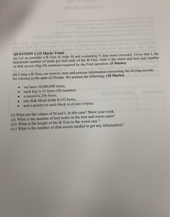 Solved Question 2 15 Marks Total A Let Us Consider A