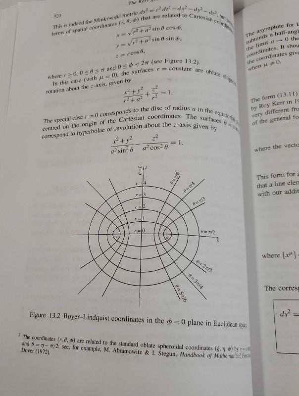 Solved Question 15. Try using BoyerLindquist coordinates