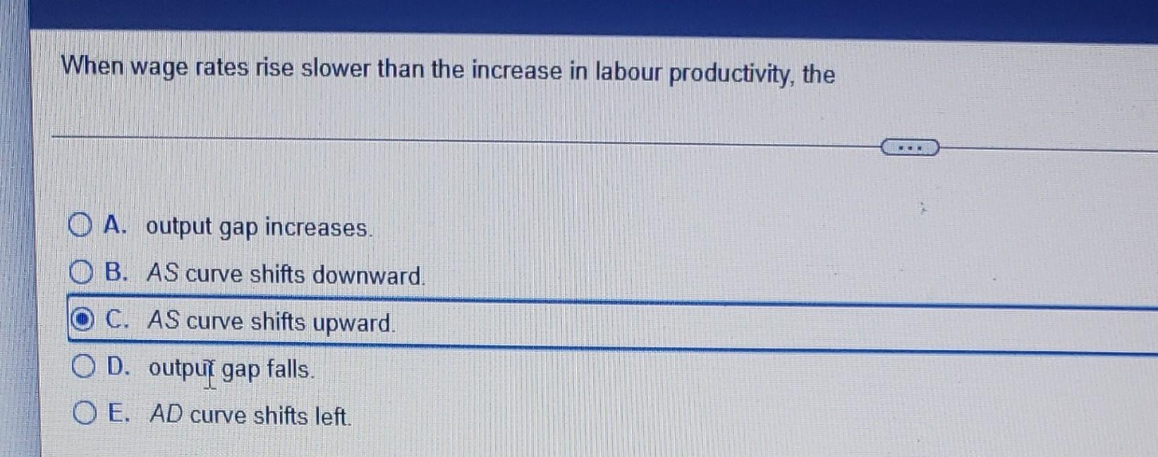 solved a decrease in the wage rate causes a. a... Solved When wage rates rise slower than the increase in | Chegg.com