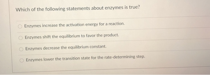 Which Of The Following Statements About A Catalyst Is True