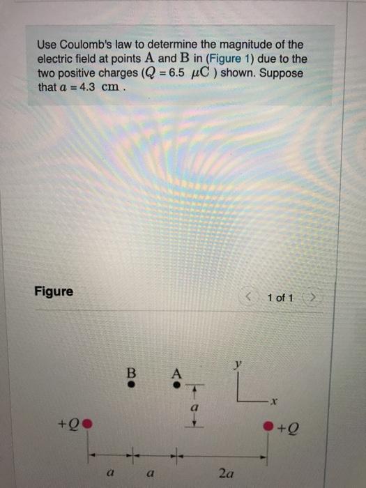 Solved a) Determine the magnitude of the electric field at | Chegg.com