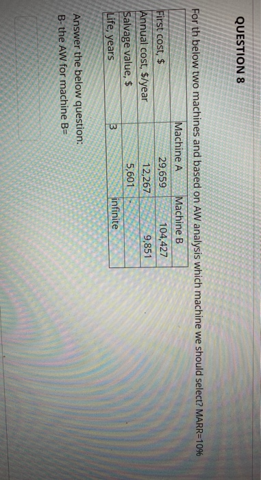 Solved QUESTION 1 10 poir A new production system for a | Chegg.com