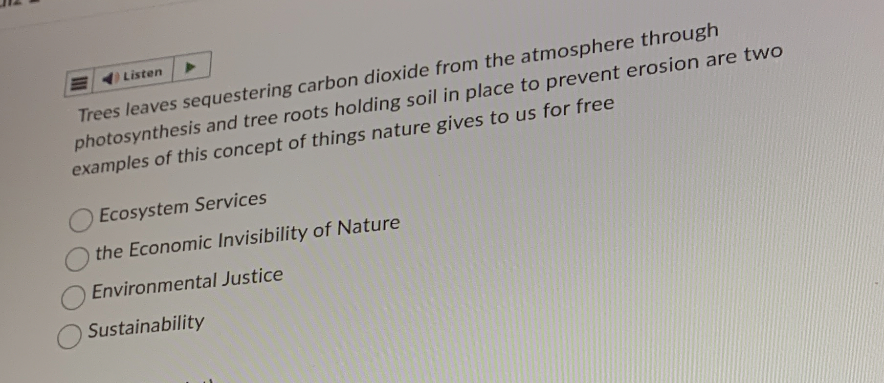 Solved Trees leaves sequestering carbon dioxide from the