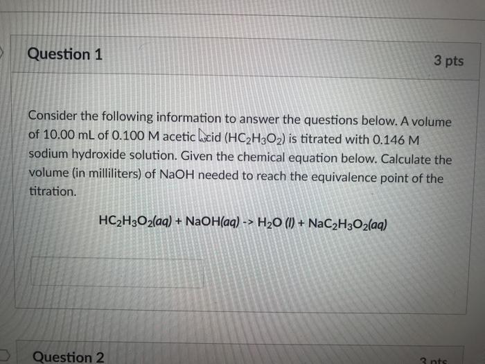 Solved Question 1 3 pts Consider the following information | Chegg.com