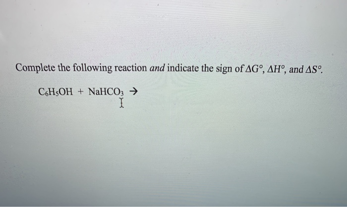 Phản ứng giữa C6H5OH và NaHCO3