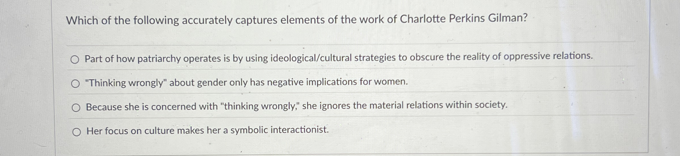 Solved Which of the following accurately captures elements