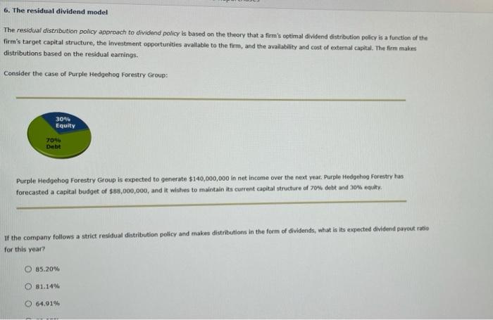 solved-6-the-residual-dividend-model-the-residual-chegg