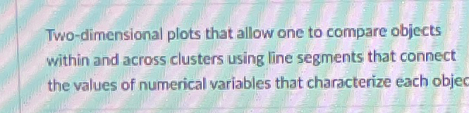 Solved Two-dimensional plots that allow one to compare | Chegg.com