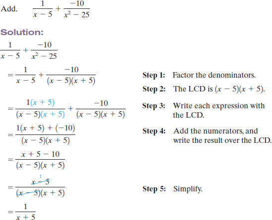 Solved Add Or Subtract The Expressions With Unlike Denominators A Chegg 