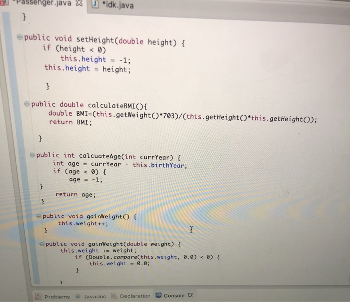 Solved Failed to compile Passenger.java:2: warning: | Chegg.com
