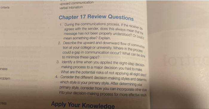 Solved Chapter 17 Review Questions 1. During the | Chegg.com