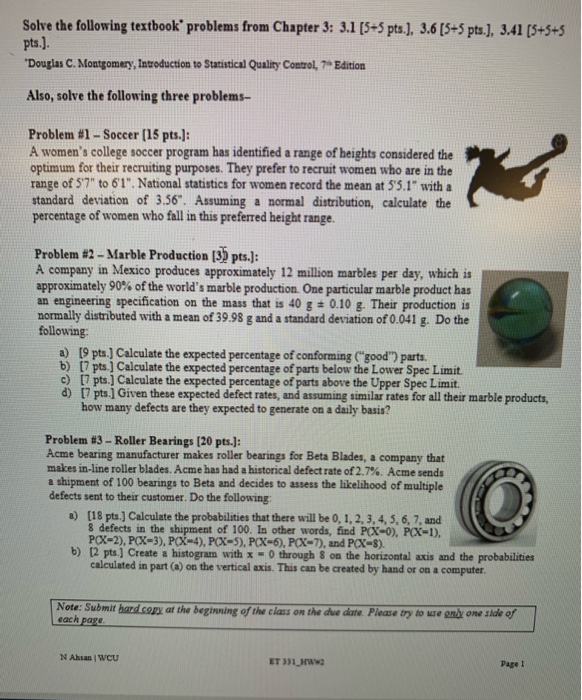 Solved Solve the following textbook problems from Chapter 3: | Chegg.com