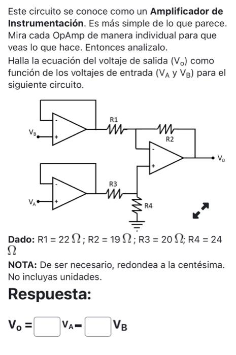 Este circuito se conoce como un Amplificador de Instrumentación. Es más simple de lo que parece. Mira cada OpAmp de manera in