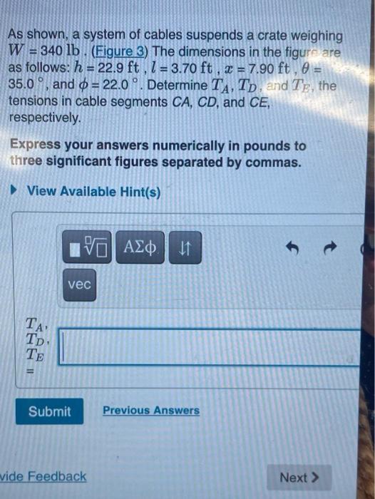 Solved Learning Goal: To use the conditions of equilibrium | Chegg.com