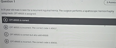 High Quality SOLUTION Question 15 ﻿PointsA 35 ﻿year old male is seen ...