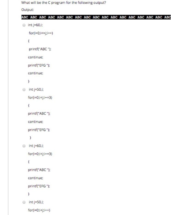 Solved What will be the program for the following output? | Chegg.com