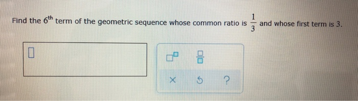 common ratio of geometric sequence calculator