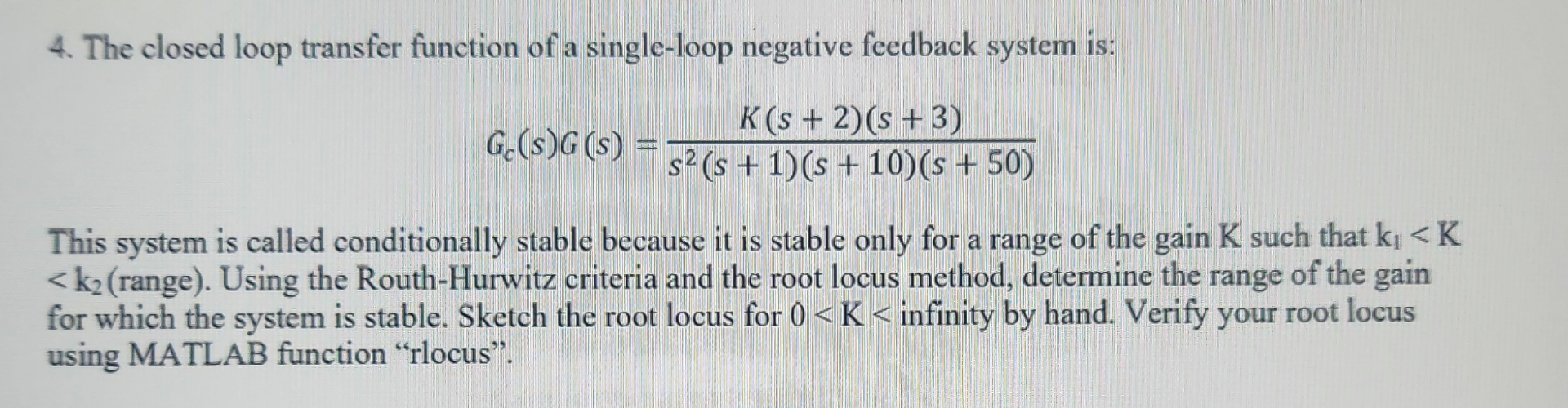 Transfer Loop Science Solved The closed loop transfer function of a single-loop | Chegg.com