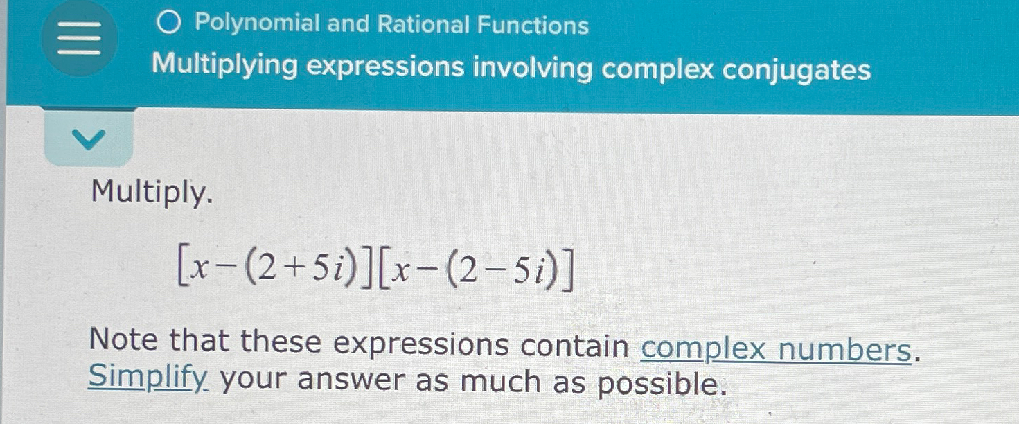 Solved Polynomial and Rational FunctionsMultiplying | Chegg.com