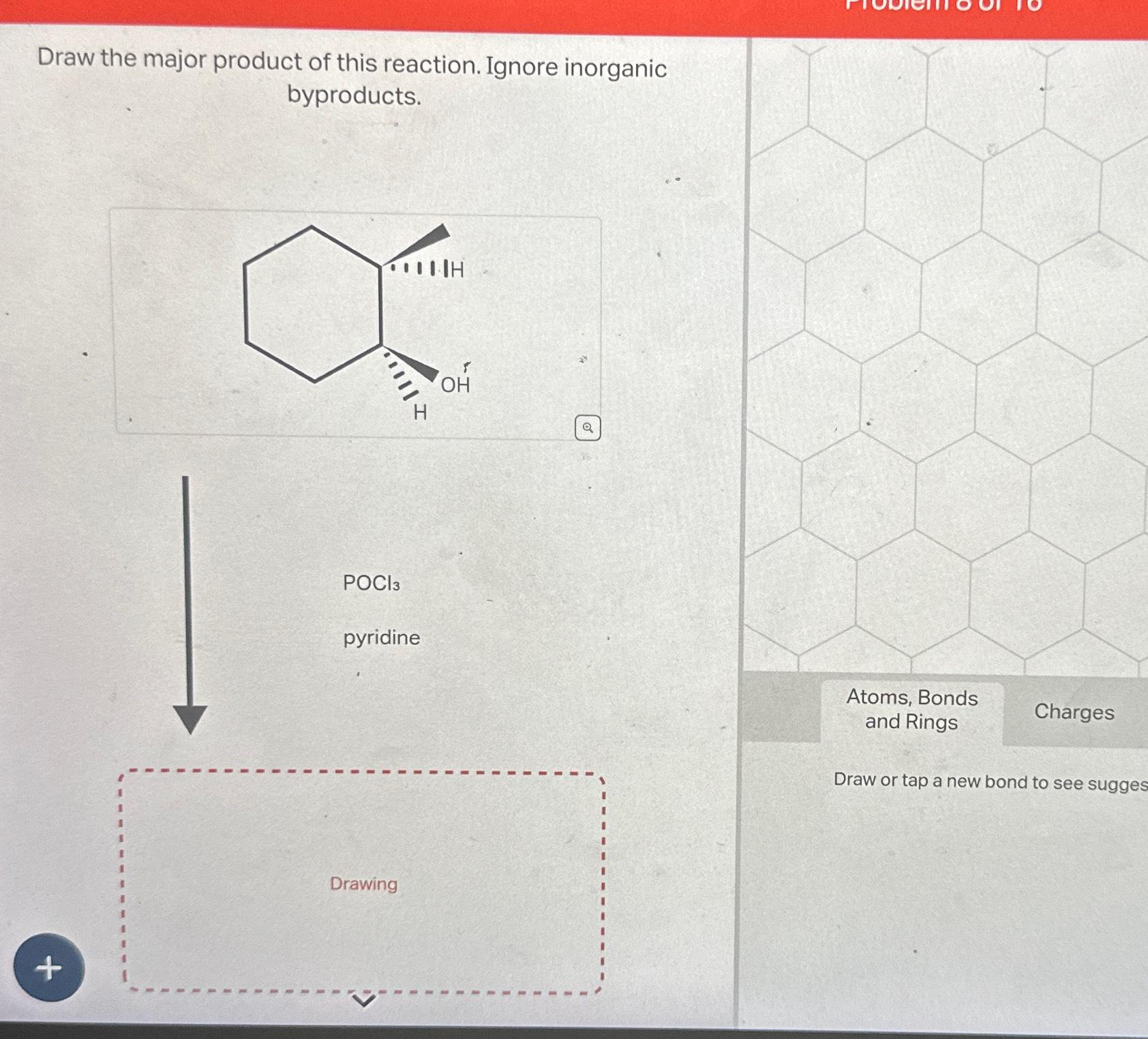 Solved Draw the major product of this reaction. Ignore | Chegg.com