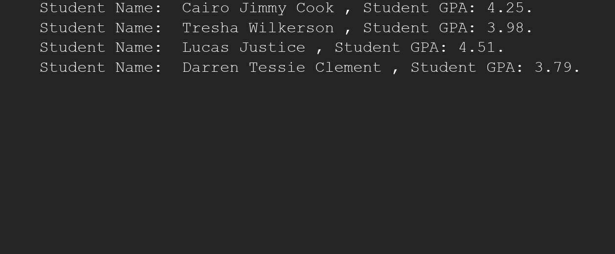 Solved Assume that StudentInfo.txt has unknow number of | Chegg.com