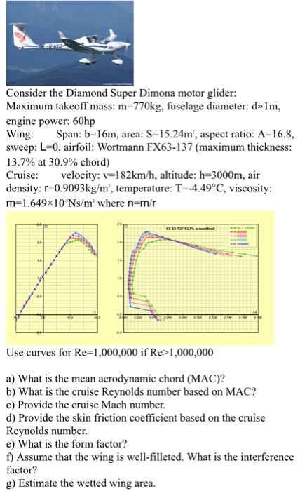 Consider The Diamond Super Dimona Motor Glider Ma Chegg Com