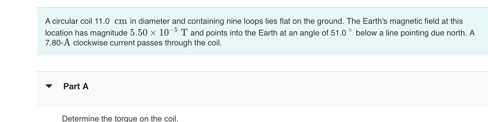 Solved A circular coil 11.0cm ﻿in diameter and containing | Chegg.com