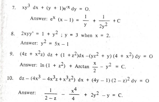 Solved 1 C 7 Xy3 Dx Y 1 E X Dy 0 1 Answer E X Chegg Com