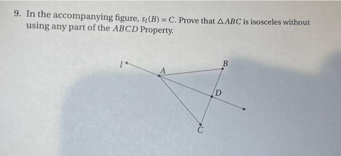 9. In The Accompanying Figure, Si (B) = C. Prove That | Chegg.com